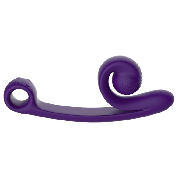 Snail Vibe Curve - Vibreur 2en1 et stimulateur clitoridien (violet)