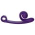 Snail Vibe Curve - Vibreur 2en1 et stimulateur clitoridien (violet)