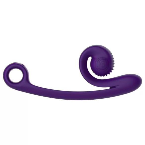 Snail Vibe Curve - Vibromasseur 2en1 stimulateur clitoridien - silicone violet