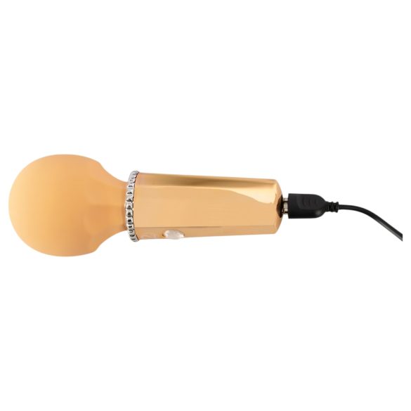 You2Toys - Mini wand massageur vibrant rechargeable - jaune