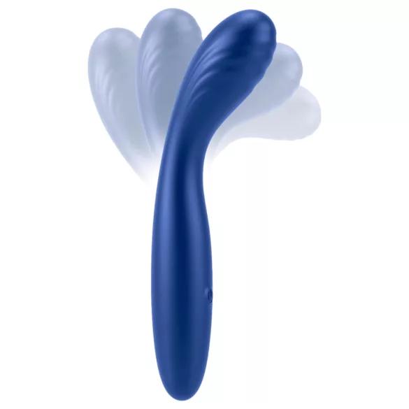 Smile - vibromasseur flexible point G - silicone bleu