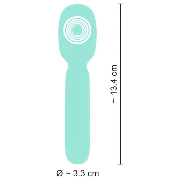 Cuties - mini vibromasseur massant - silicone - vert menthe