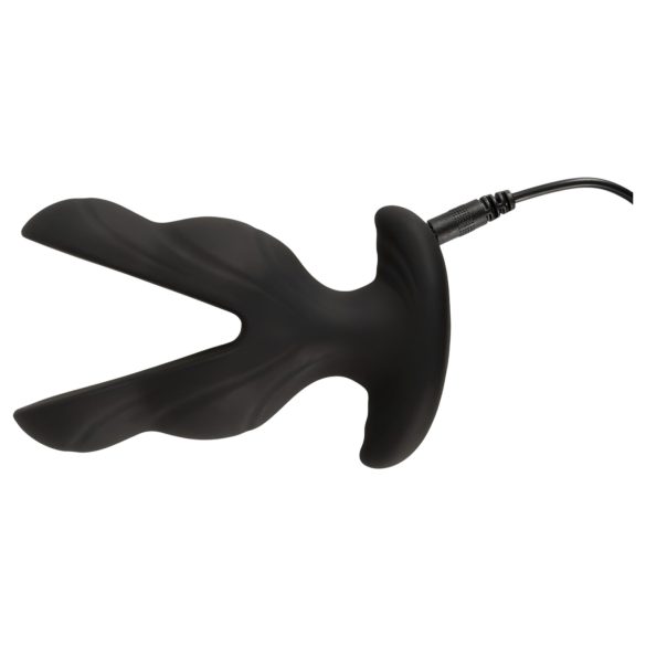 ANOS - gode anal vibrant double - silicone noir