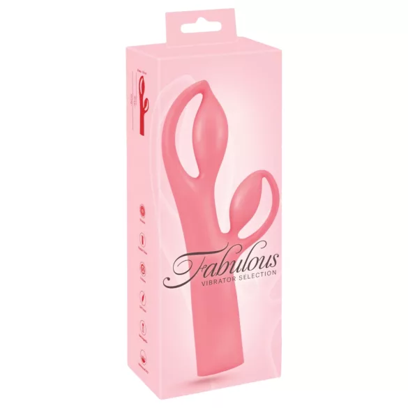 You2Toys Fabulous - vibromasseur rabbit rechargeable - silicone rose