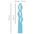 Vibromasseur Fabuleux 3 moteurs rechargeable (bleu)