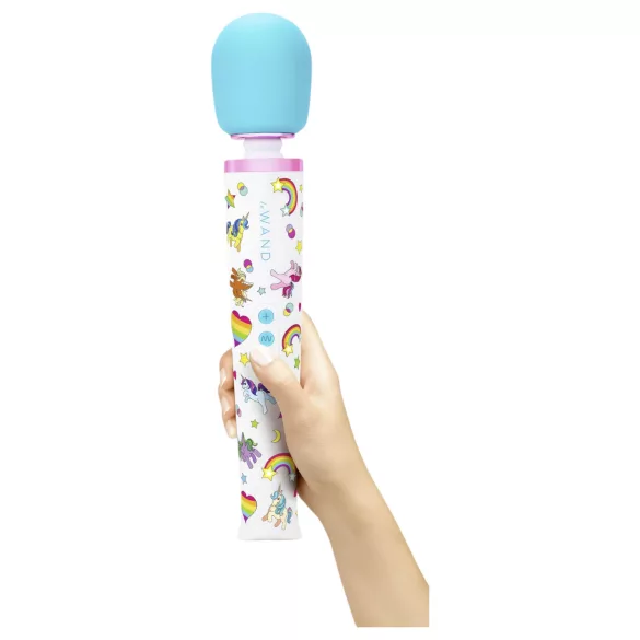 le Wand Unicorn - vibromasseur massant - arc-en-ciel - coffret