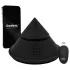 The Cowgirl Cone - machine sexuelle premium contrôlée par application - avec 2 embouts interchangeables, 20 modes de vibration (noir)