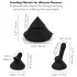 The Cowgirl Cone - machine sexuelle premium contrôlée par application - avec 2 embouts interchangeables, 20 modes de vibration (noir)