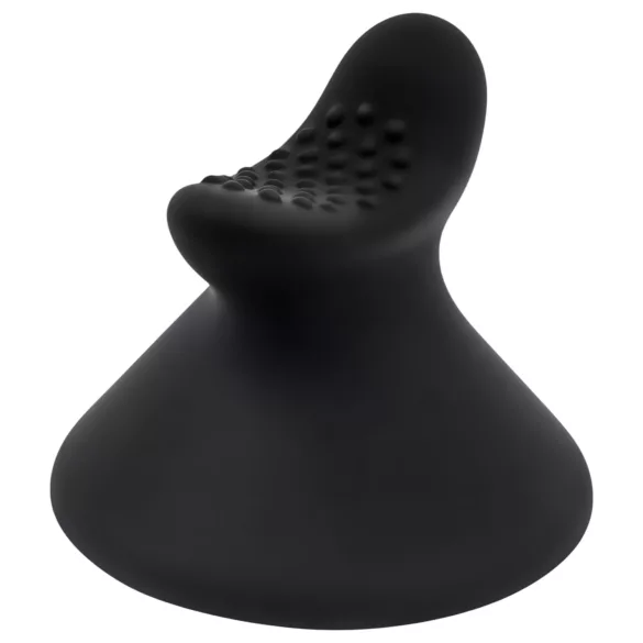 The Cowgirl Cone - machine sexuelle premium contrôlée par application - avec 2 embouts interchangeables, 20 modes de vibration (noir)