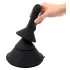 The Cowgirl Cone - machine sexuelle premium contrôlée par application - avec 2 embouts interchangeables, 20 modes de vibration (noir)