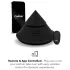 The Cowgirl Cone - machine sexuelle premium contrôlée par application - avec 2 embouts interchangeables, 20 modes de vibration (noir)