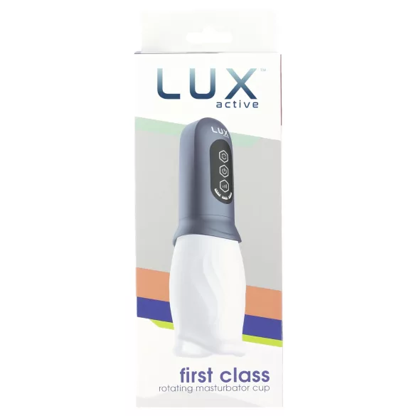 LUX Active First Class - masturbateur rotatif pour homme - blanc/gris