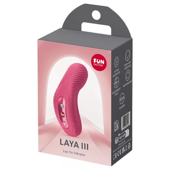 Fun Factory Laya III - vibromasseur clitoridien étanche (rose)