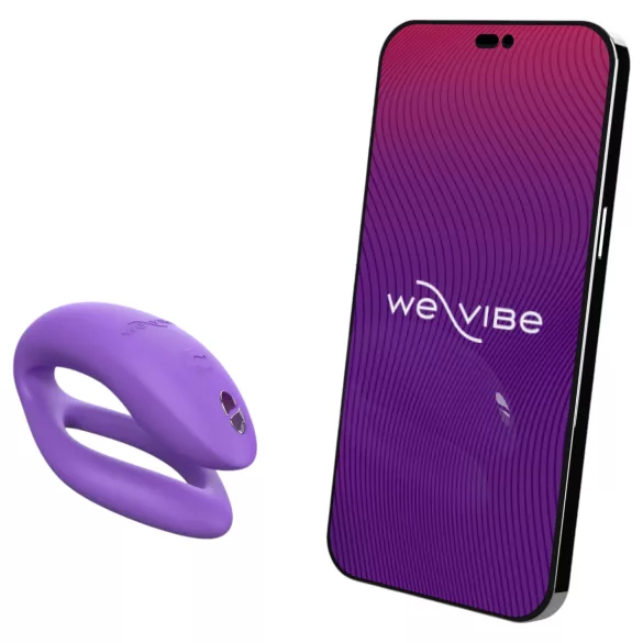 We-Vibe - Vibromasseur couple connecté rechargeable - silicone violet