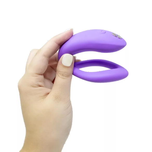 We-Vibe - Vibromasseur couple connecté rechargeable - silicone violet