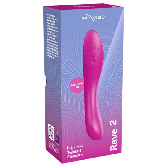 We-Vibe Rave 2 - vibromasseur point G rechargeable connecté - rose