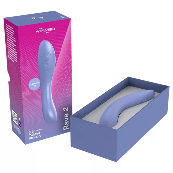 We-Vibe Rave 2 - Vibrateur point G contrôlé par application (bleu)