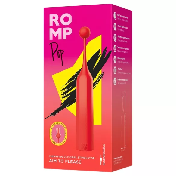 ROMP - mini vibromasseur clitoridien - rouge