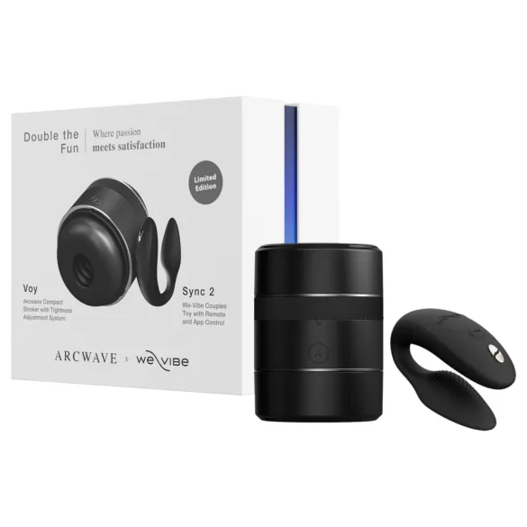 Arcwave Voy et We-Vibe Sync 2 - Coffret Double Plaisir (noir)