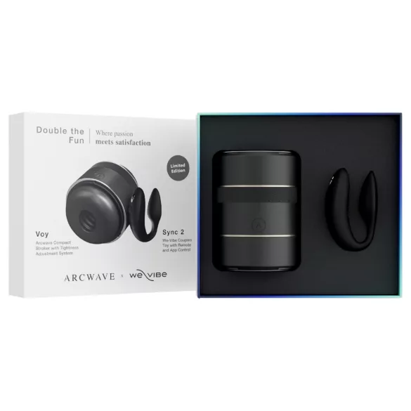 Arcwave Voy et We-Vibe Sync 2 - Coffret Double Plaisir (noir)