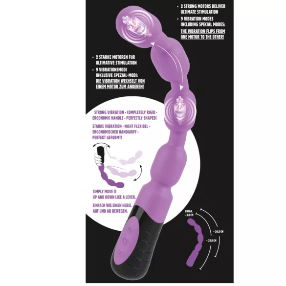 You2Toys - vibromasseur point G et prostatique perlé - violet