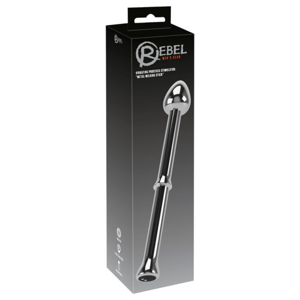 Rebel - Vibromasseur prostatique en métal (argent)