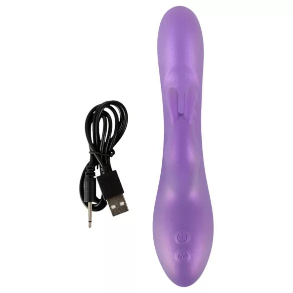 Smile - vibromasseur rabbit avec stimulation clitoridienne - silicone violet