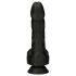 Naked Addiction - Vibromasseur réaliste rotatif et poussoir (noir)