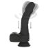 Naked Addiction - Vibromasseur réaliste rotatif et poussoir (noir)