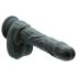 Naked Addiction - Vibromasseur réaliste rotatif et poussoir (noir)