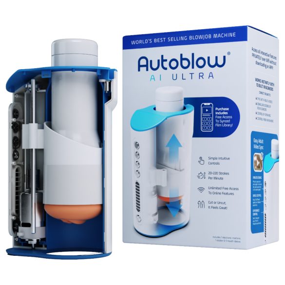 Autoblow A.I. Ultra - Super bouche électrique (blanc)