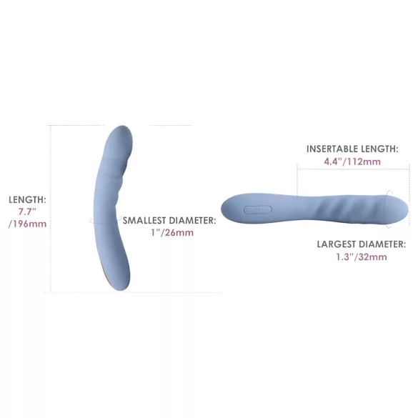 Svakom Ava Neo - vibromasseur à poussées intelligent (bleu)