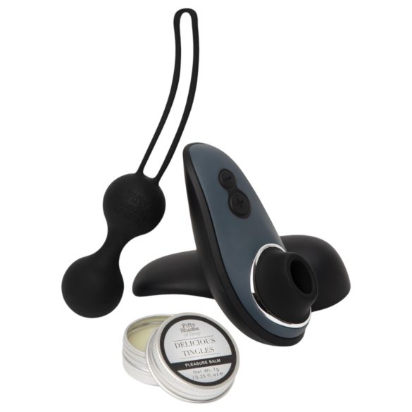 Set de désirs florissants Womanizer - 3 pièces (noir)