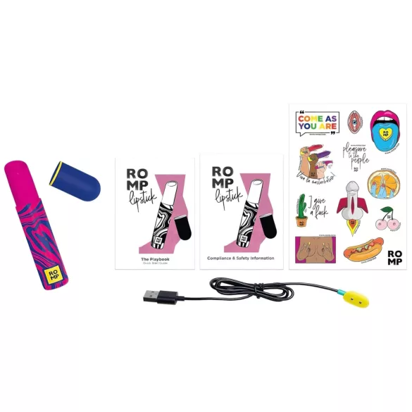 ROMP - stimulateur clitoridien à ondes pulsées rechargeable - rose