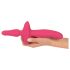 Choix Couples - 2en1 vibromasseur et plug anal (rose)