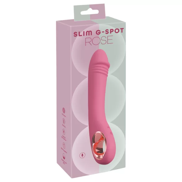 You2Toys - vibromasseur point G rechargeable - silicone rose