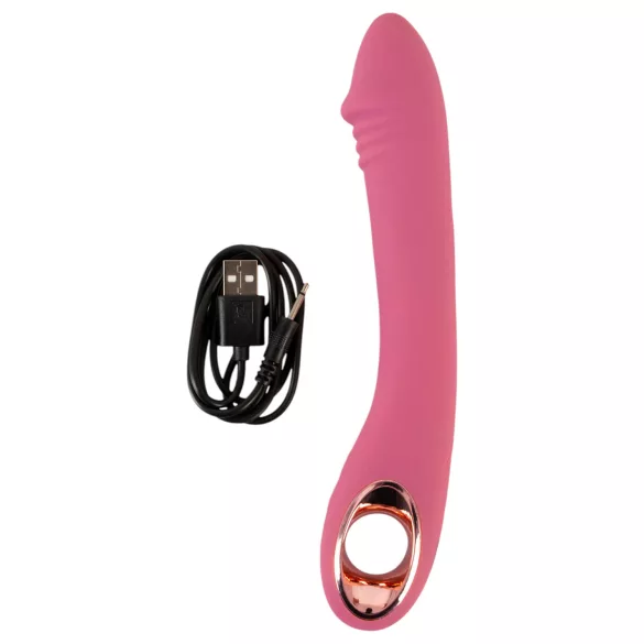 You2Toys - vibromasseur point G rechargeable - silicone rose