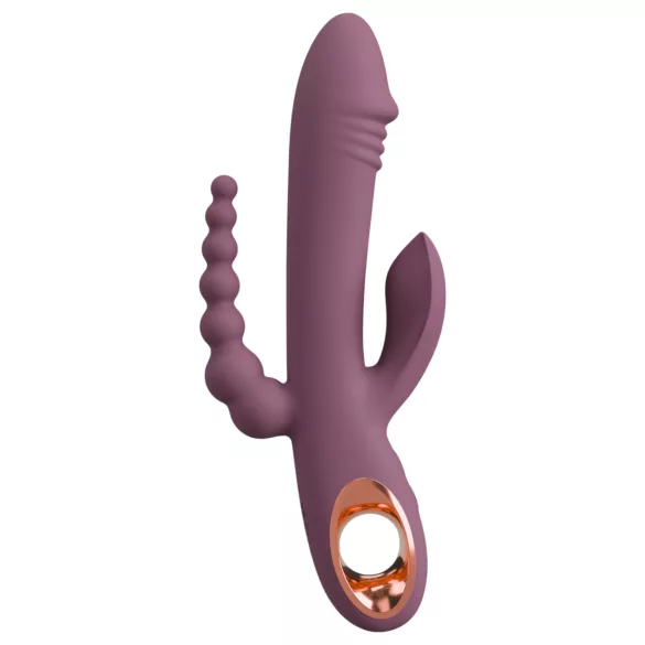 You2Toys - vibromasseur triple moteur rechargeable - silicone violet