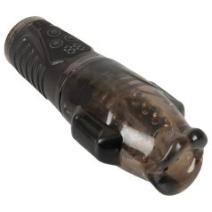 Stroker - masturbateur vibrant et aspirant (gris)