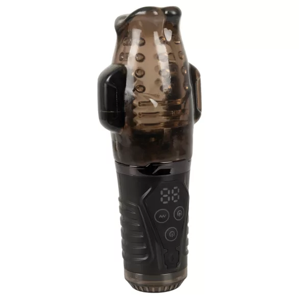 Stroker - masturbateur vibrant et suceur - gris