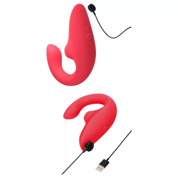 Womanizer Blend - vibromasseur point G et stimulateur clitoridien (corail)