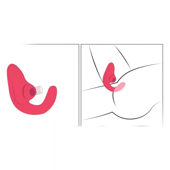 Womanizer Blend - vibromasseur point G et stimulateur clitoridien (corail)