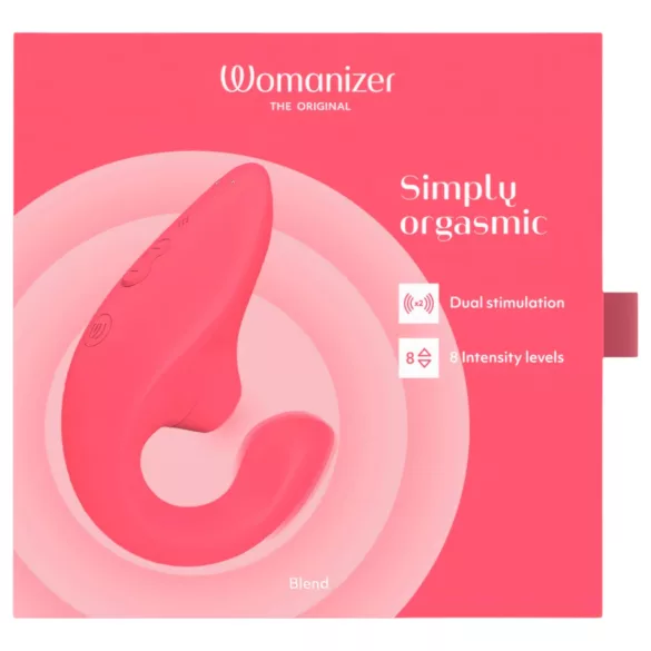 Womanizer Blend - vibromasseur point G et stimulateur clitoridien (corail)