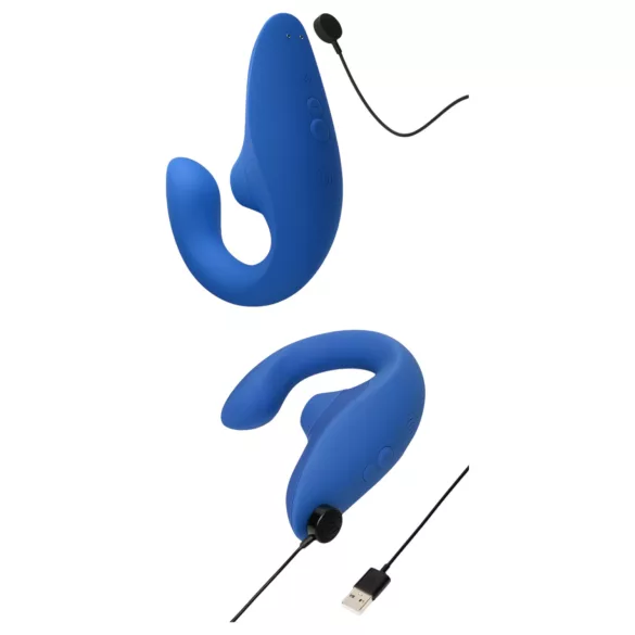 Womanizer Blend - vibromasseur point G et stimulateur clitoridien (bleu)