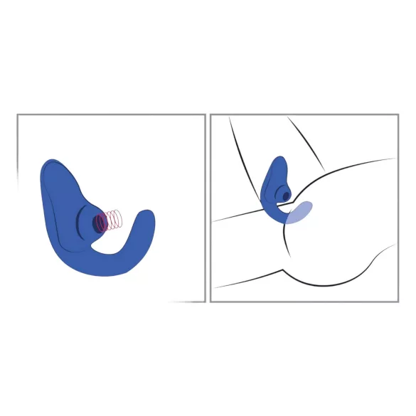 Womanizer Blend - vibromasseur point G et stimulateur clitoridien (bleu)