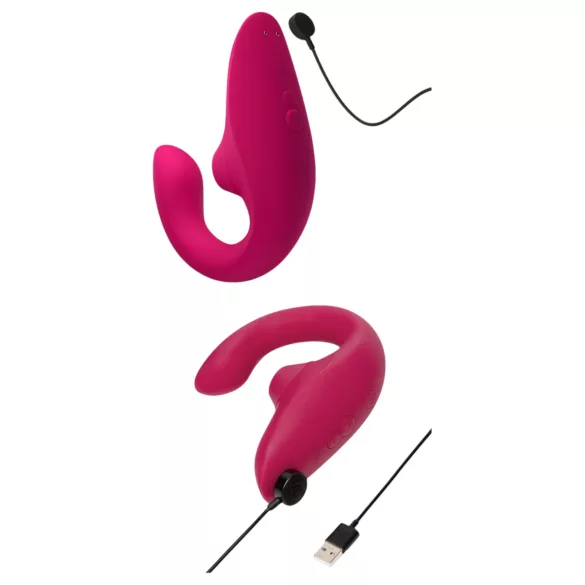 Womanizer Blend - Vibromasseur point G et stimulateur clitoridien (rose)
