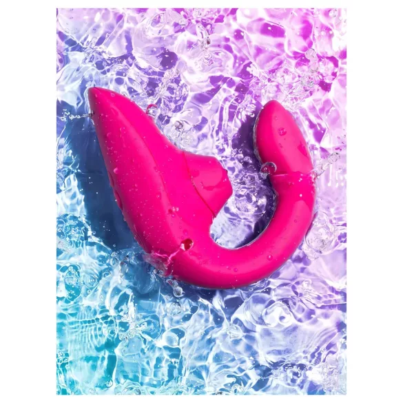 Womanizer Blend - Vibromasseur point G et stimulateur clitoridien (rose)