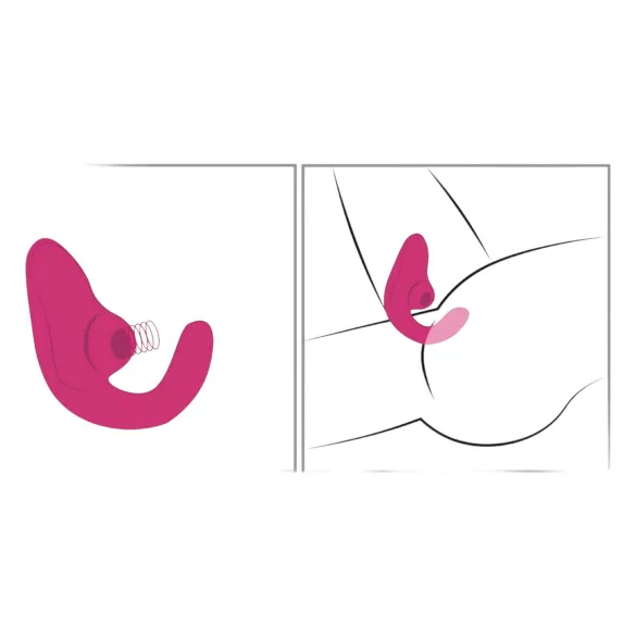 Womanizer Blend - Vibromasseur point G et stimulateur clitoridien (rose)