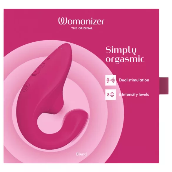 Womanizer Blend - Vibromasseur point G et stimulateur clitoridien (rose)
