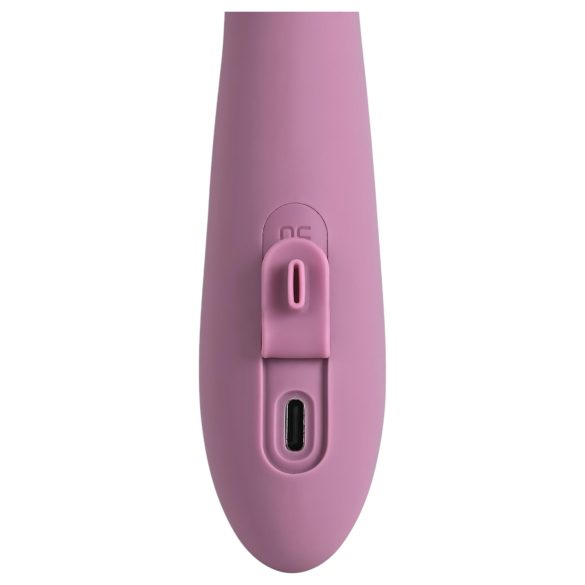 Svakom Trysta Neo - vibromasseur rabbit à billes rotatives - silicone rose